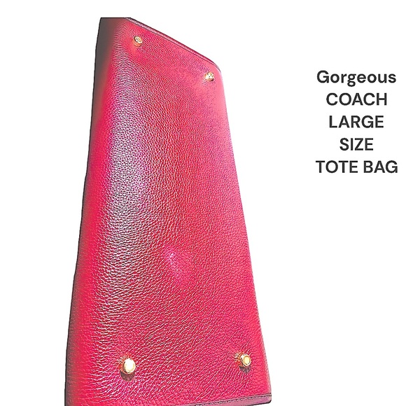 LARGE COACH DEMSEY TOTE EXCELLENT CONDITION & BEAUTIFUL COLOR-CROSSBODY TOTE - Picture 16 of 16